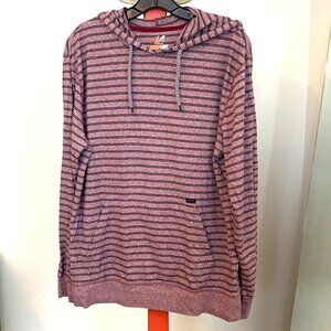 Amplify Pink with Black Stripes Hoodie